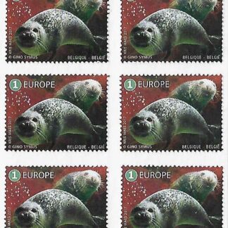 10 x postzegel tarief EUROPA-1 - "Zeehond"